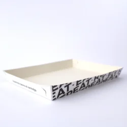 K010-3-BANDEJA DE CARTÓN PEQUEÑA /15x15x3 cm/ PAQ x25 und