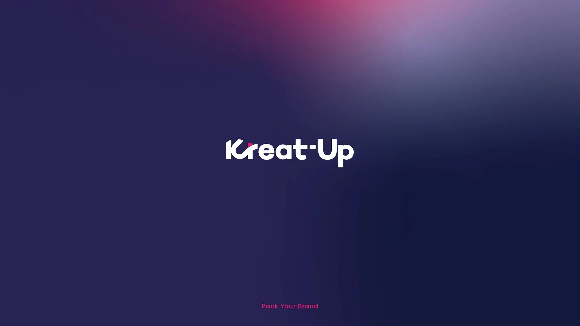 kreat up logo on colored background