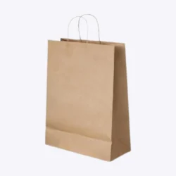 Bolsa de papel con manija BC02 de 33 × 28 × 16 cm